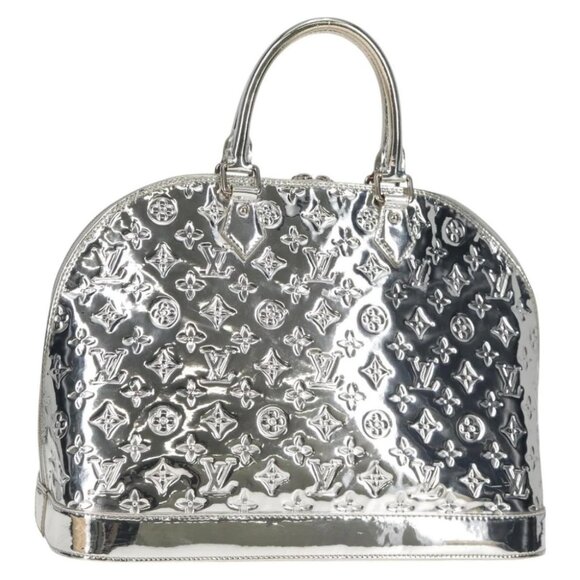 Louis Vuitton Handbags - LOUIS VUITTON Monogram Miroir Alma GM Bag Silver Argent M95273 LV Auth 125593AV